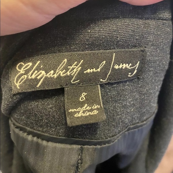 ELIZABETH & JAMES RUCHED SLEEVE BLAZER LONGER - Picture 5 of 6